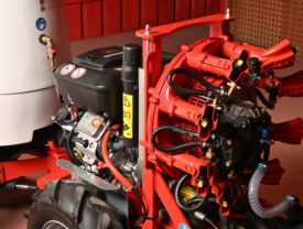 Machine agricole traitement sous serre