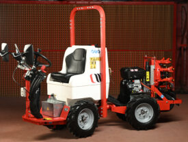 Machine agricole traitement sous serre